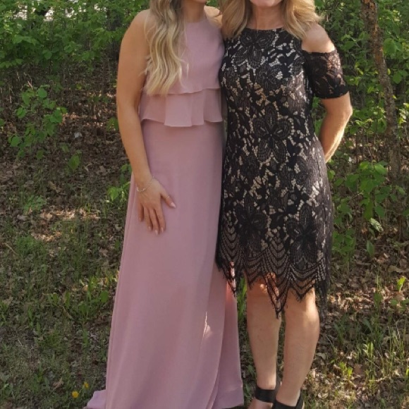 JJ House bridesmaid or formal dusty rose dress - Picture 3 of 4